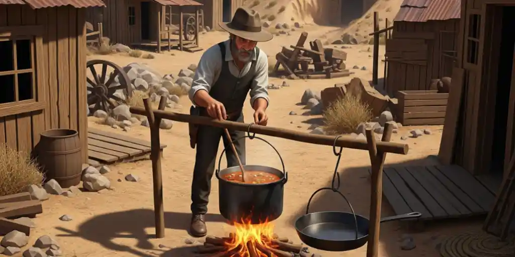 Cooking in Old Desert Mining Towns